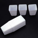 20pcs Plastic Plant Flower Pot Trays Small Succulent Planter Garden Decor