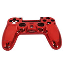 Full Set Housing Shell Buttons Cover Plating Chrome Case For Playstation 4