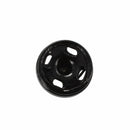 Clothes Sewing 10mm Press Studs Buttons Fastener Black 50 Pcs U5O7