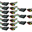 6 Pin Way Car Waterproof Electrical Connector Plug with Wire AWG 5 Pairs