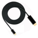 1.8m USB 3.1 Type-C to HDMI Cable 1080P HD Video Display Projector Adapter