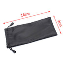 1Pc/Set Design Random Sunglasses Bag Pouch Cloth Cleaning Optical Glasses Case3c