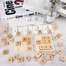 Wooden Number Math Calculate Board Montessori Puzzle Kids Educational Toys