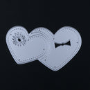 ET430 Heart Center DIY Cutting Dies Metal Stencils Scrapbook Craft A