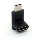 90 Degree Type C Adapter, USB C Male to Female Adapter Upward and Downward  T2J2