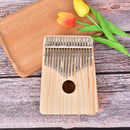 17 Keys Kalimba African Solid Pine Wood Thumb Piano Finger Percussion .AUA Gw