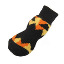 Dog Socks with Non-Slip Rubber Grips for Dogs & Puppies Yellow Black Size L