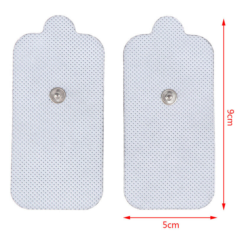 10pcs 5*9cm Silicone Gel Button Electrode Pads Tens Electrodes Digital Massa 3C
