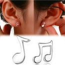 New Fashion Women Musical Note Ear Stud Earrings Gift AUOZ