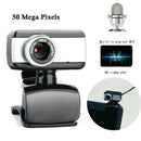 Rotatable USB 2.0 Computer Webcam with Microphone PC Digital HD Video Camely Gw