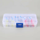 50Pcs 2:1 Heat Shrink Tubing Sleeve Sleeving Heat Shrink 4 Terminal Types