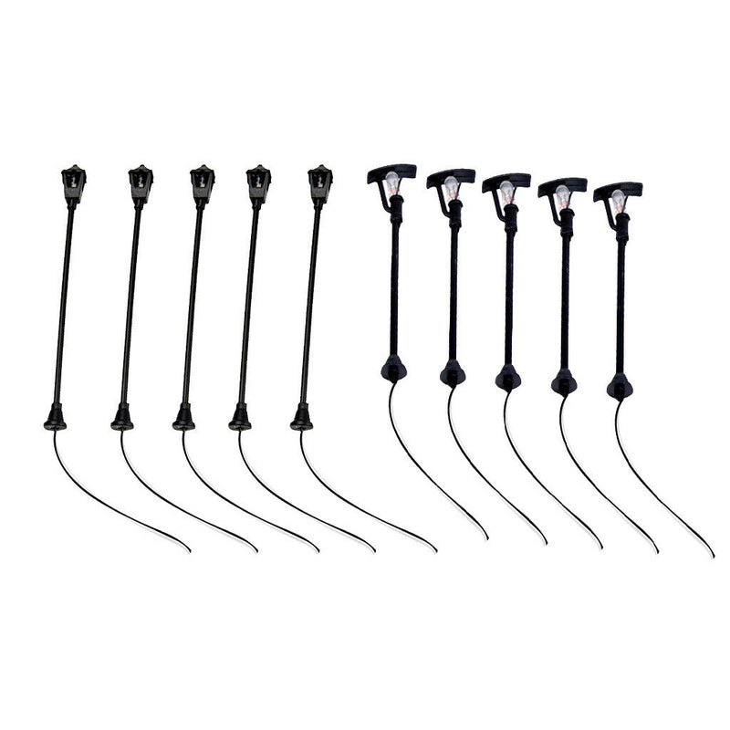 5PCS Street Light LED Lamp Post for Railway Yard Mini Lanscape LED Light  01