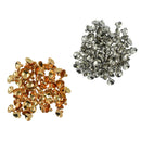 100pcs Smooth Beads Caps Findings Fit 10mm Round Beads Jewelry Making 8mm