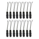 16x TV Antenna 300-75 Ohm Matching Trans-former Balun Converter VHF/UHF/FM