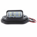 1Pc 6LED Amber License Number Plate Light Tail Rear Lamp for Truck Lorry Trai-3C