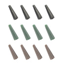 60 Set Carp Fishing Tackle Kit Heavy Duty Tail Silicone Safety Lead Clips