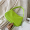 Nylon Casual Women Handbag Tote Female Solid Underarm Shoulder Bag (Green)