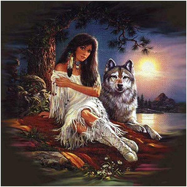 5D DIY Full Drill Diamond Painting Beauty Embroidery Craft Kit Decor (0523)