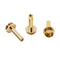 3 Pcs Golden Metal Connecting Rods Piston Buttons Repair Tool for Trumpet R