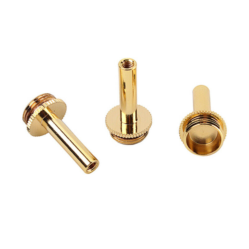 3 Pcs Golden Metal Connecting Rods Piston Buttons Repair Tool for Trumpet R