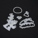 5pcs DIY Ocean Series Cutting Dies Stencil Scrapbook Embossing Craft(MS301)