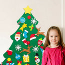 3Ft DIY Felt Christmas Tree Set with Toddlers 33Pcs Ornaments Xmas Decorati