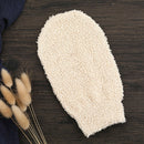 Natural Bamboo Fiber Bath Exfoliating Glove Scrubber Washcloths Bathing Glove