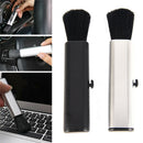 Black Air Conditioner Cleaner Dust Brush Cleaning Brush Clean Car Extensible Hn