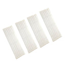 4 Pieces White 25x72 inch Home French Door Curtains Blackout Patio/Sliding