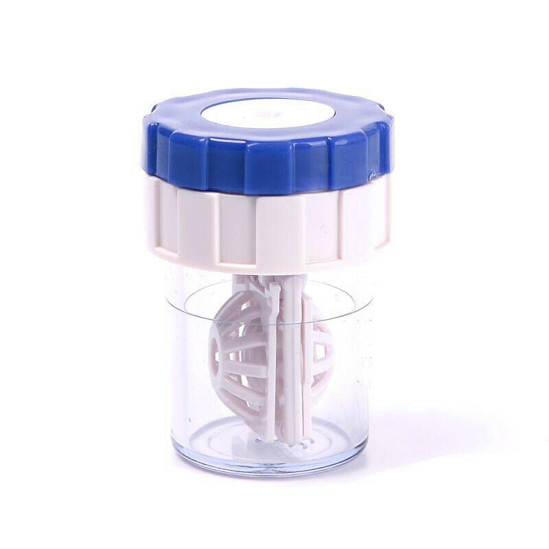 New Plastic Minin Manually Contact Lens Cleaner Washer Case F7S1 Lenses Cle D1Z1