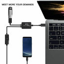 Type C OTG USB 3.1 Male to Dual 2.0 Female OTG Charge 2 Port HUB Cable Y Sp