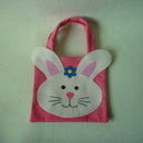 2pcs Rabbit Bunny Style Handbag Fabric Tote Kids Carry Bags Easter Supplier