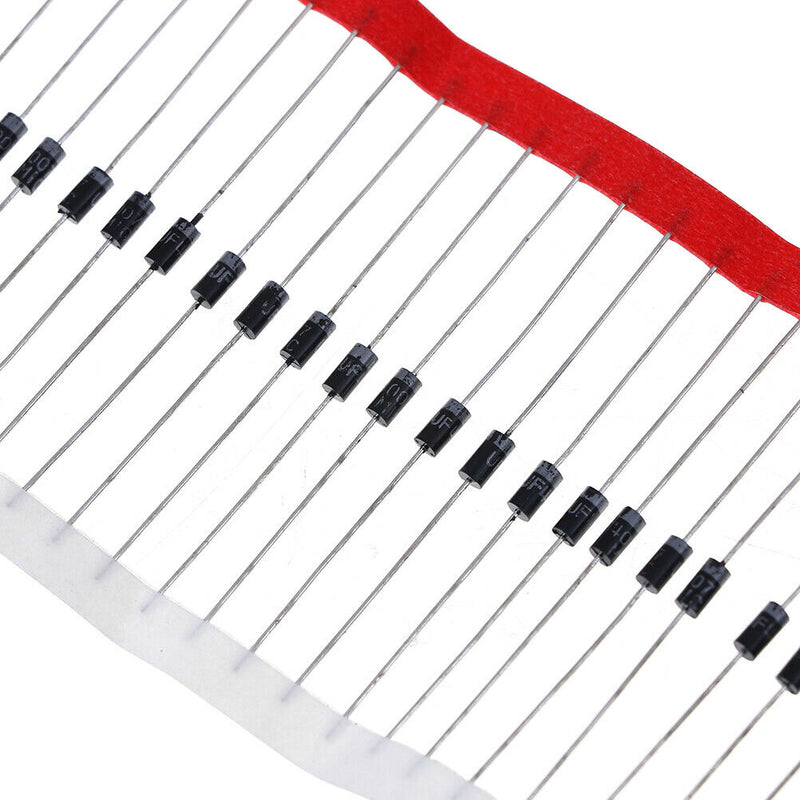 30PCS UF4007 diode fast recovery diodes 1000V 1A DO-41 mic  Gn