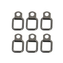 For Jeep Wrangler 2007-2017 Accessories Trunk Cargo Net Tie Down D-rings 6pcs