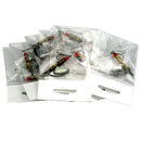 10 Pcs Metal Fishing Baits Metal Spinner Lures Hook Fishing Gears Tool 6.3cm  â„–[
