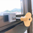 6 Pieces Adjustable Sliding Window Locks Stops Aluminum Alloy Door Frame Se K4H9