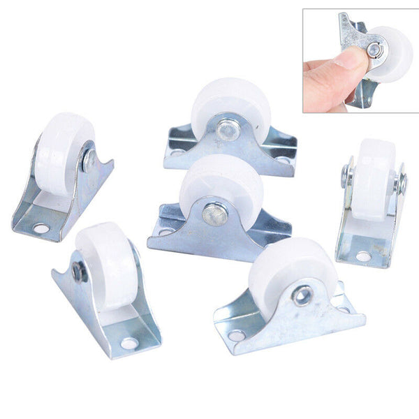 5x fixed metal top plate diameter rigid caster wheel wear-resistant wheel B Kw