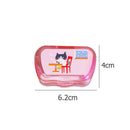 Portable Travel Glasses Cartoon Pattern Contact Lens Box for Eyes Care Kit A