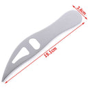 Fish Skin Scale Scraper Cleaner Stainless Steel Peeler Scaler Remover CleaningJR