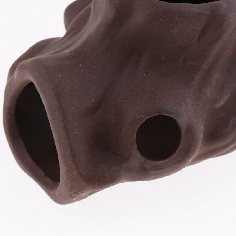 2 Pack Ceramic Aquarium Fish Tank Hiding Cave Fish Tank Ornaments