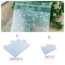 100pcs Frosted Cute Dots Plastic Pack Candy Cookie Soap Packaging Bags Cupc