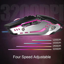 S30 Gaming Mouse Wired w/4 Color LED Backlight Mechanical Computer Mice for PC