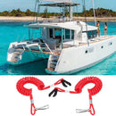 4Pc Boat Outboard Engine Motor Kill Stop Switch Safety Tether for Yama ZXF