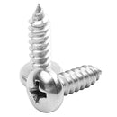 4.8x16mm Cross Round Head Sheet Metal Self Tapping Screws 30pcs J5H7