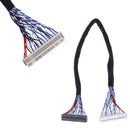 25cm 8 bit lvds cable fix-30 pin 2ch for 17-26inch lcd/led panel controller â„–[