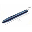 Pocket TC4 Titanium Alloy Tweezers Outdoor Camping Clamping Gadget (Blue)
