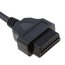 5m OBDII OBD2 16 Pin Male to Female Extension Diagnostic Cable Adapter