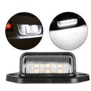 2pcs Waterproof 6 LED 12V License Plate Light Car Boat Truck Trailer Ste KLJ