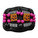 Retro Women Bead Magic Hair Comb DIY Hairstyle Making Double Slide Bun Clip A