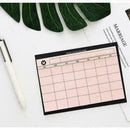 Monthly Paper Pad 30 Sheets 15.3*11.1cm DIY Monthly Planner Notebook Craft S6A4